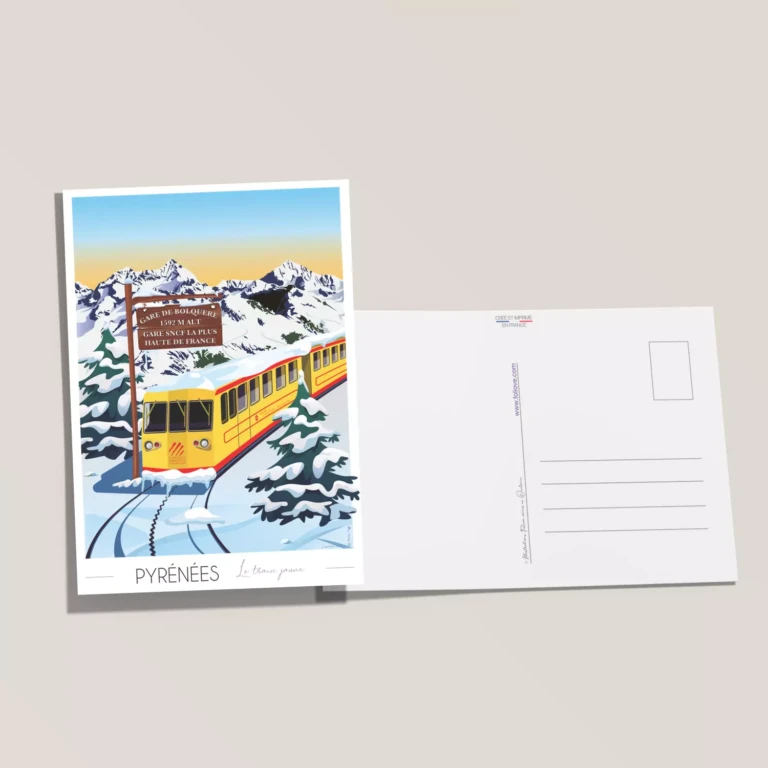 Foliove - Carte postale Train Jaune Bolquère
