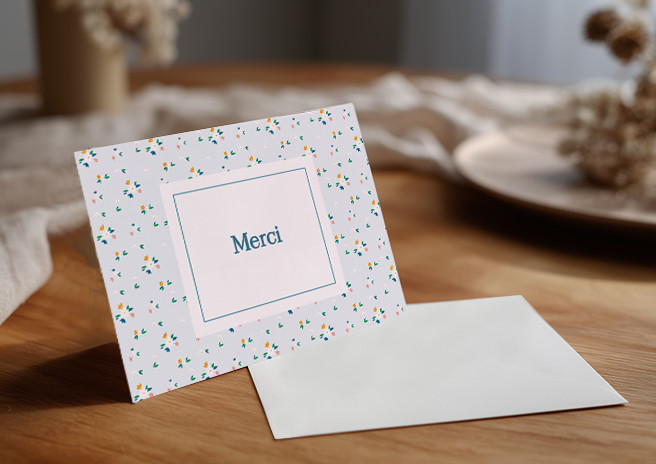 Photoweb - Carte de remerciement