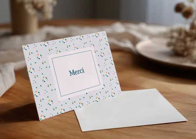 Photoweb - Carte de remerciement