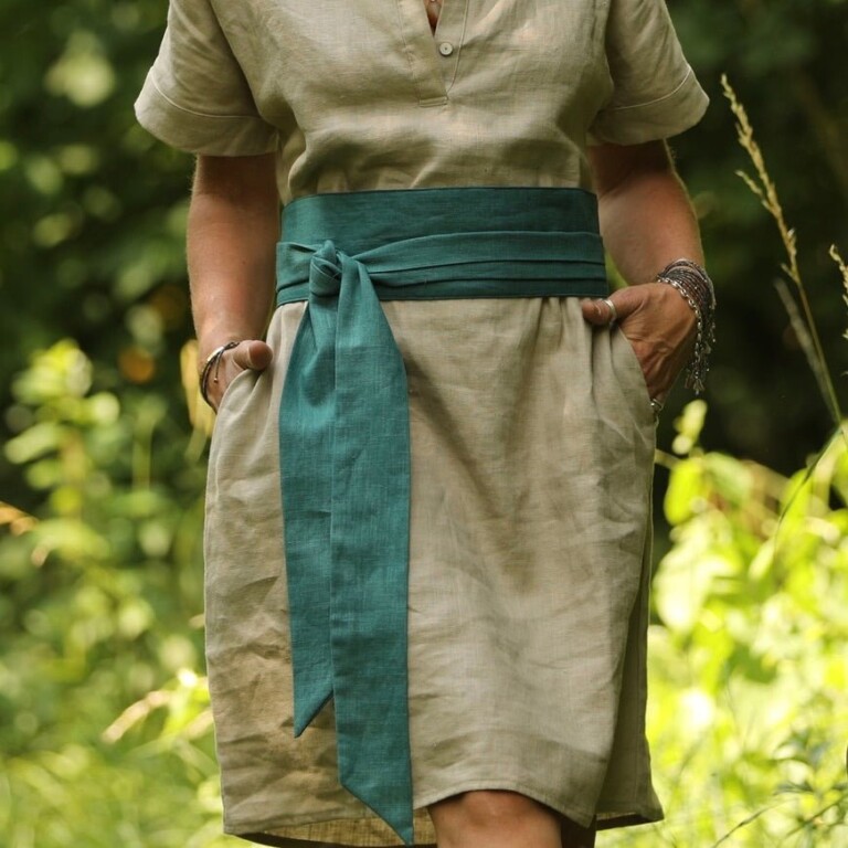 Quintessence - Ceinture Anita - Lin vert glacier