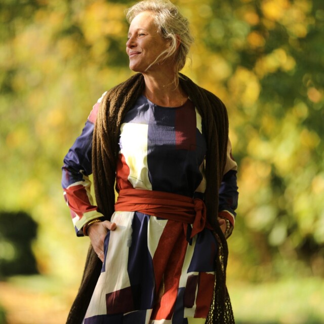 Quintessence - Ceinture Anita - sergé de viscose terracotta