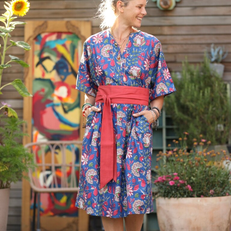 ceinture anita viscoselin papaye 5559151 Quintessence - Ceinture Anita -Viscose/lin papaye