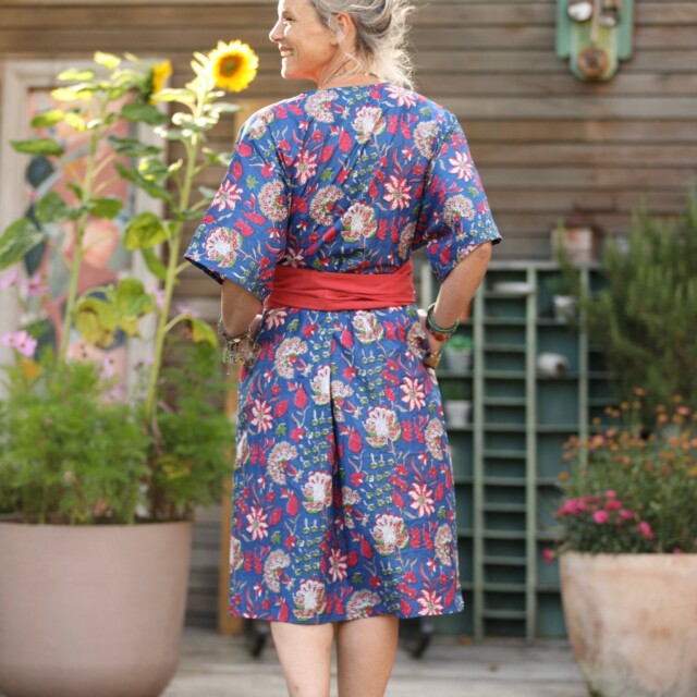 Quintessence - Ceinture Anita -Viscose/lin papaye