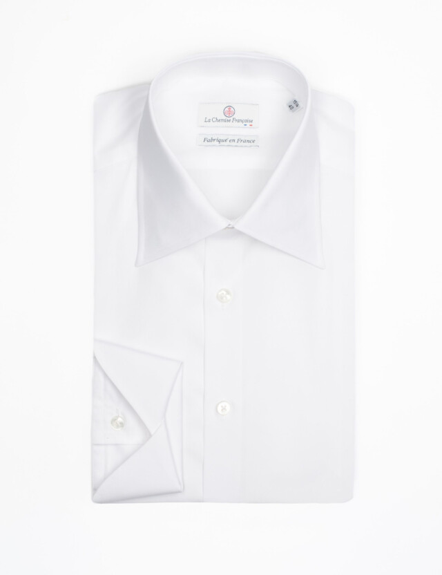 La Chemise Française - Chemise Inspiration Sartoriale – Col Français 9 ½ & Poignets Napolitains