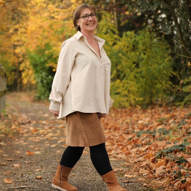 Quintessence - Chemise Caroline - broderie Liseron blanc
