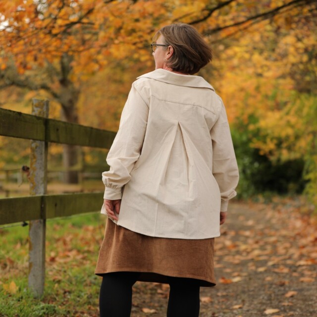 Quintessence - Chemise Caroline - broderie Liseron blanc