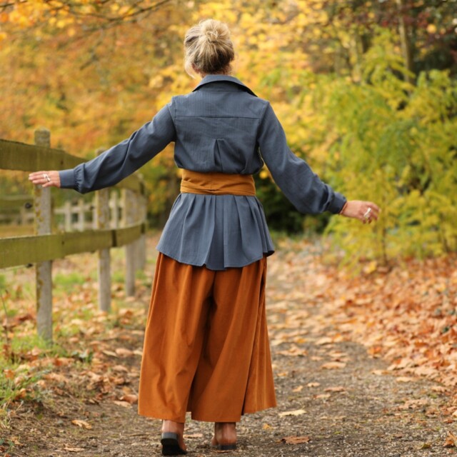 Quintessence - Chemise Caroline - Dobby tressé bleu ardoise