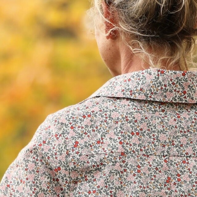 Quintessence - Chemise Caroline - Voile de coton fleurettes