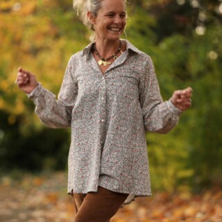 Quintessence - Chemise Caroline – Voile de coton fleurettes