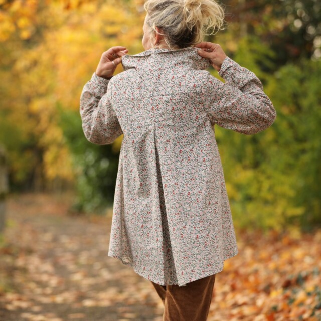 Quintessence - Chemise Caroline - Voile de coton fleurettes