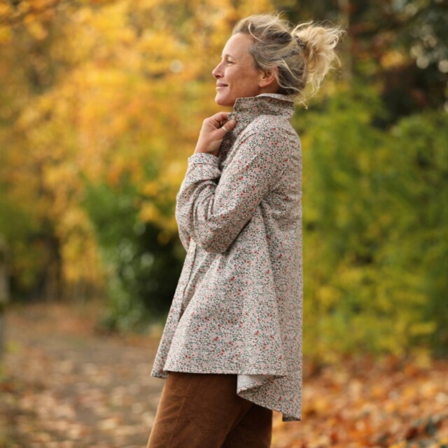 Quintessence - Chemise Caroline - Voile de coton fleurettes