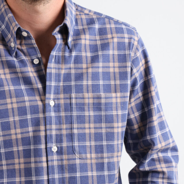 Maison Solfin - Chemise chaude en coton Made in France| B.Solfin