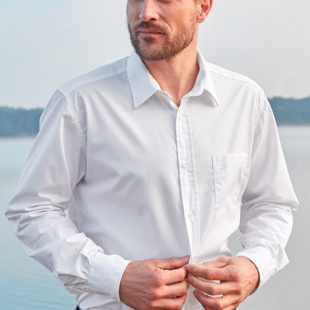 Maison Solfin - Chemise classique en coton Made in France| B.Solfin