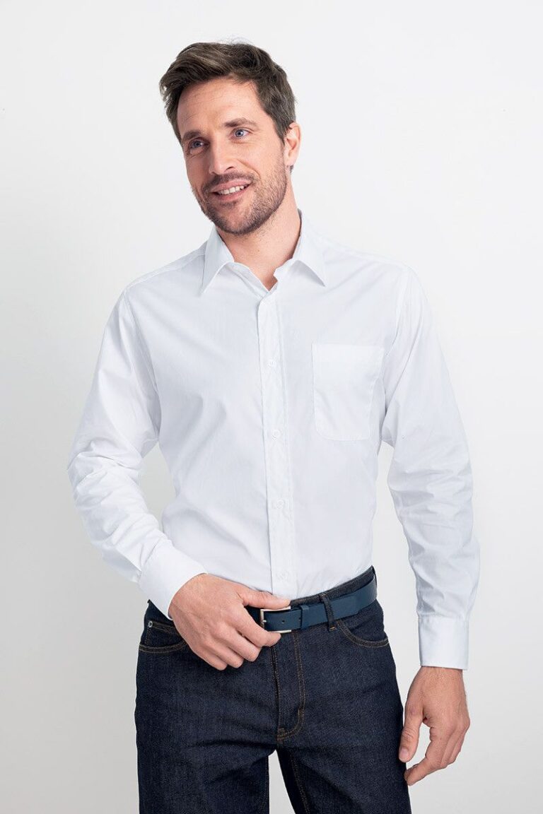 Maison Solfin - Chemise classique en coton Made in France| B.Solfin