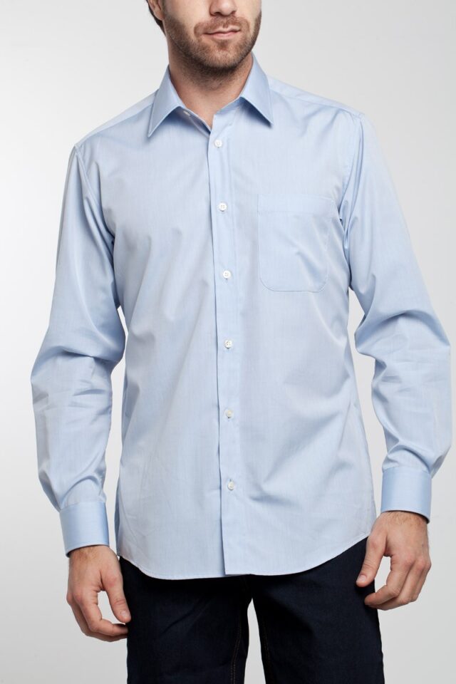 Maison Solfin - Chemise classique en coton Made in France| B.Solfin