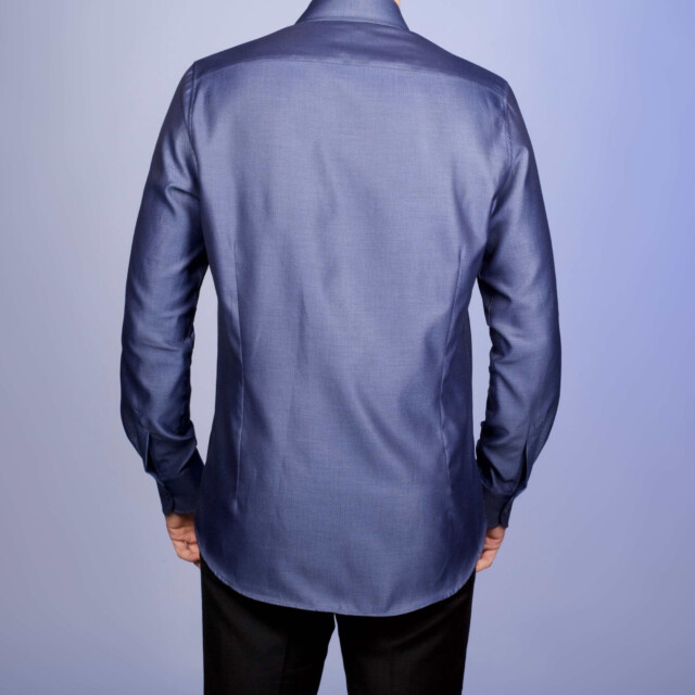 - Chemise Chevrons Nocturnes - Col Souple