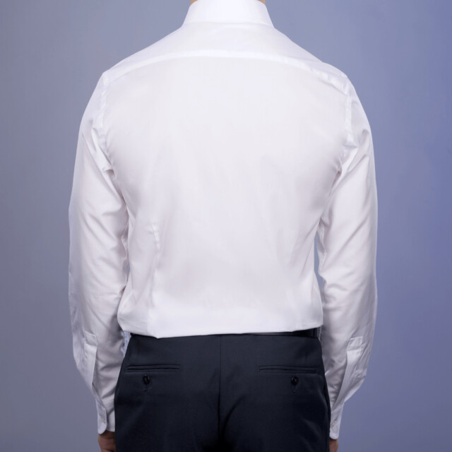 - Chemise Popeline Double Retors - Petit Col Français