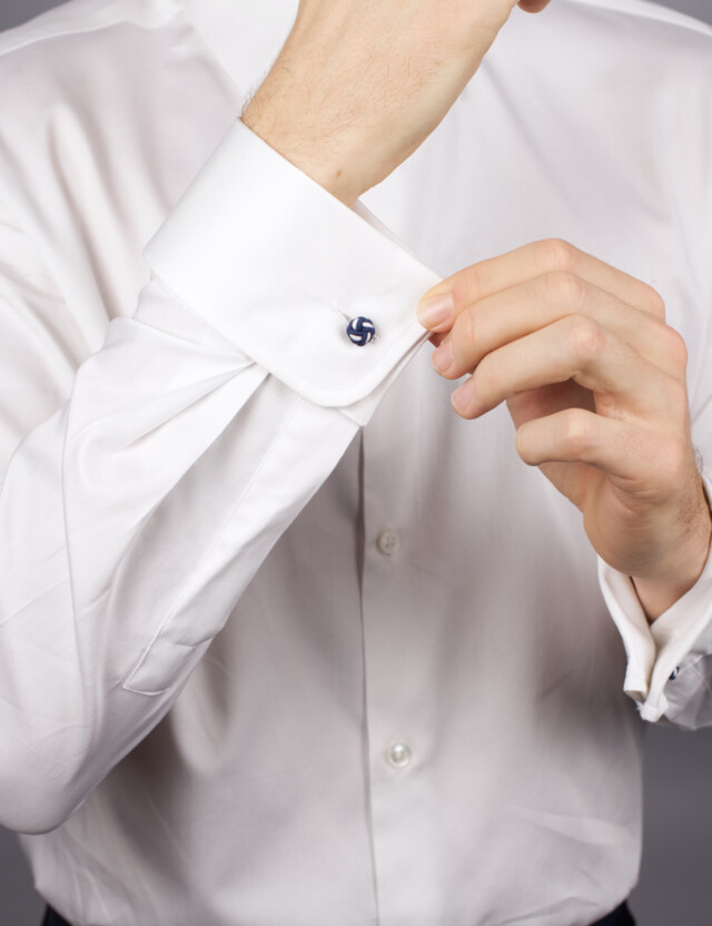 - Chemise Popeline Double Retors - Petit Col Français