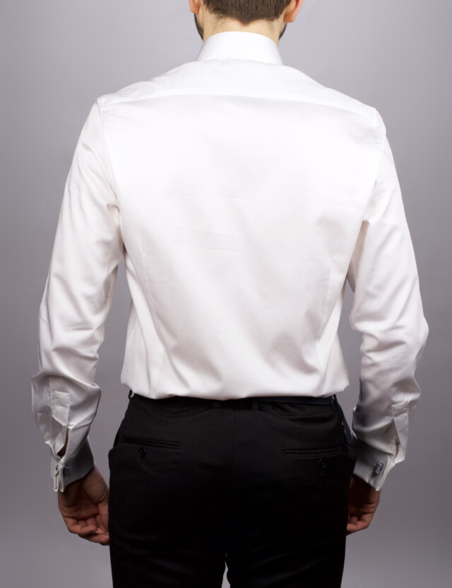 - Chemise Popeline Double Retors - Petit Col Français