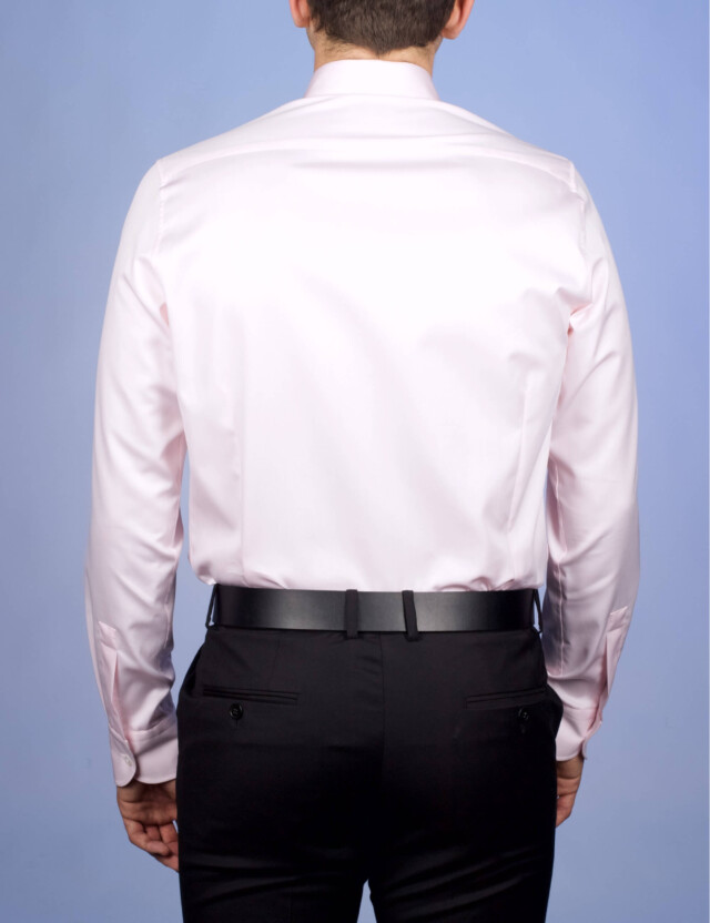 - Chemise Twill Fin Luxe - Col Français