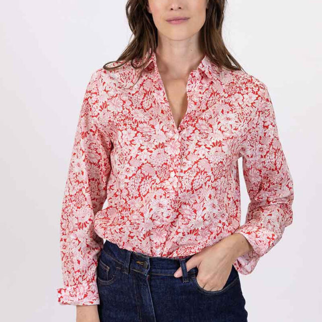 Maison Solfin - Chemisier imprimé Made in France| B.Solfin