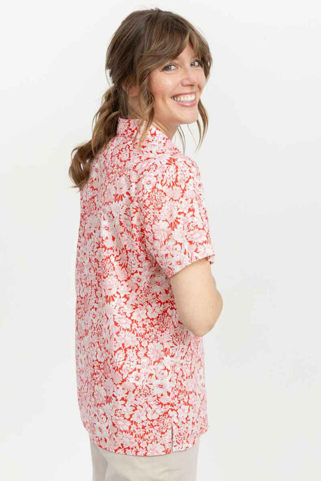 Maison Solfin - Chemisier en coton liberty Made in France| B.Solfin