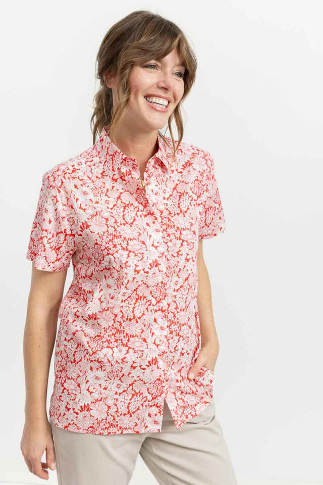Maison Solfin - Chemisier en coton liberty Made in France| B.Solfin