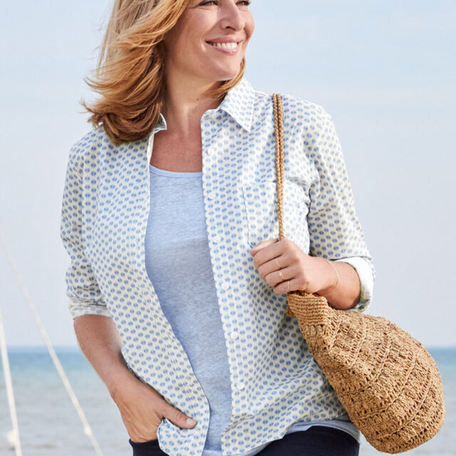 Maison Solfin - Chemisier femme en coton Made in France| B.Solfin