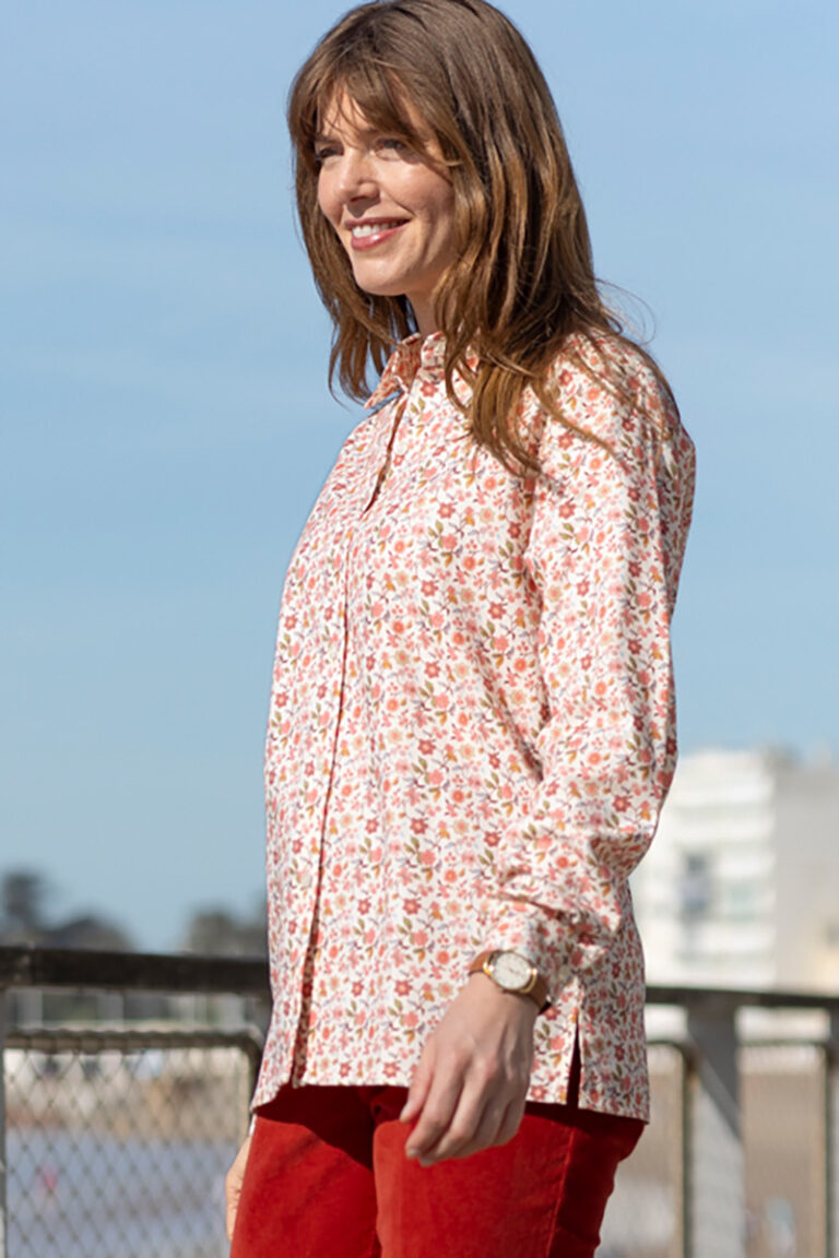 Maison Solfin - Chemisier laine et coton Made in France| B.Solfin