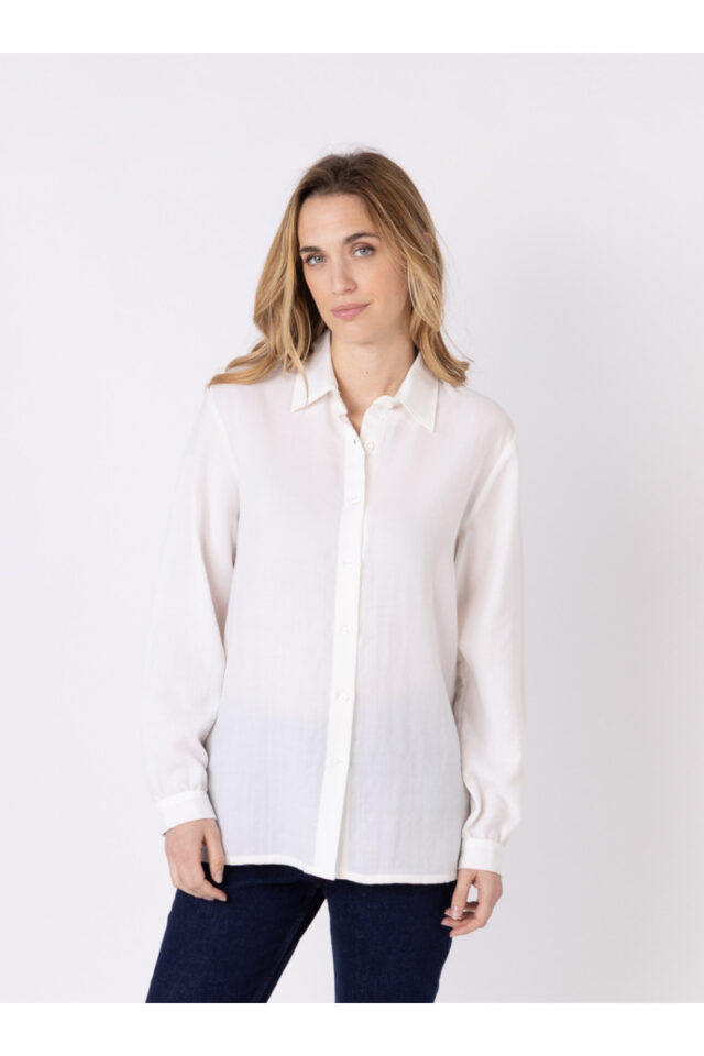 Maison Solfin - Chemisier uni Made in France| B.Solfin