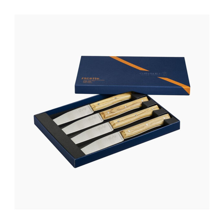 OPINEL - Coffret 4 couteaux Facette Opinel - 5 coloris