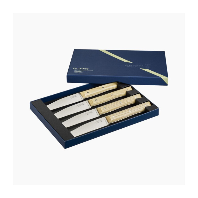 OPINEL - Coffret 4 couteaux Facette Opinel - 5 coloris