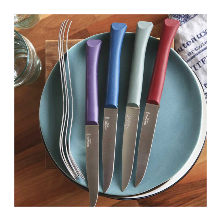 OPINEL - Coffret 4 couteaux OPINEL Bon appétit + polymère - 5 coloris