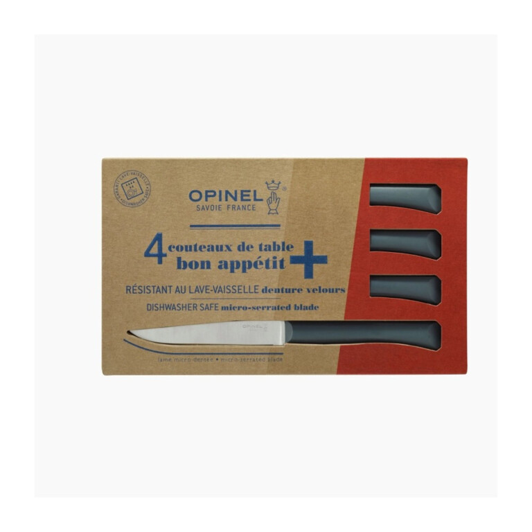 OPINEL - Coffret 4 couteaux OPINEL Bon appétit + polymère - 5 coloris