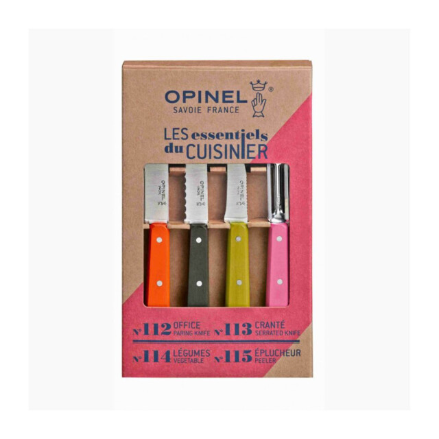 OPINEL - Coffret Les Essentiels du cuisinier Opinel - 7 coloris