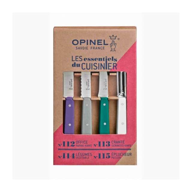 OPINEL - Coffret Les Essentiels du cuisinier Opinel - 7 coloris