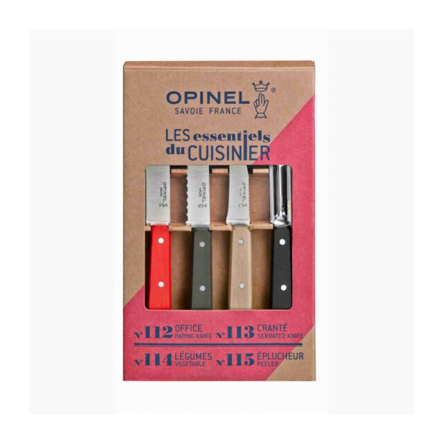 OPINEL - Coffret Les Essentiels du cuisinier Opinel - 7 coloris