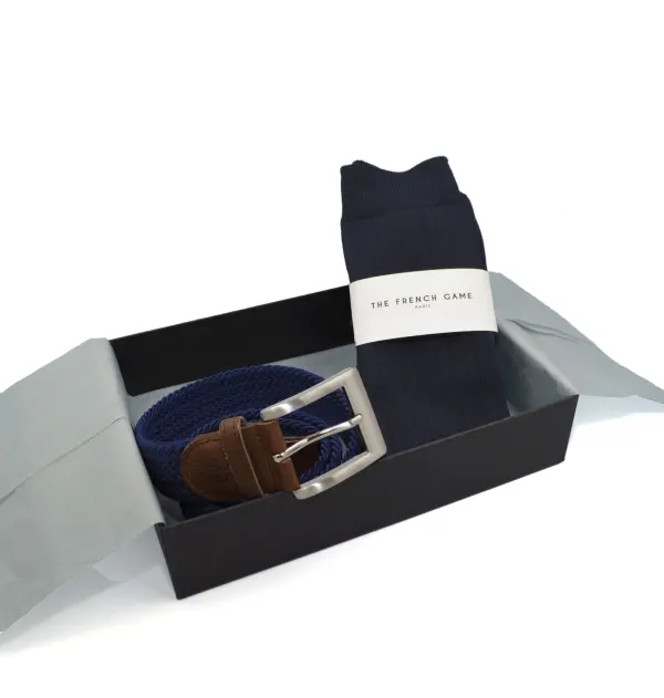 THE FRENCH GAME - Coffret cadeaux homme made in France ceintures et chaussettes Casual Frenchy