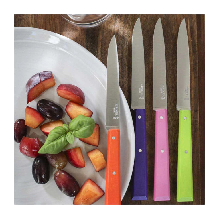 OPINEL - Coffret OPINEL 4 couteaux n°125 Bon appétit bois - 5 coloris