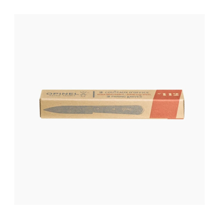 OPINEL - Coffret OPINEL de 2 couteaux d'office n°112 bois naturel