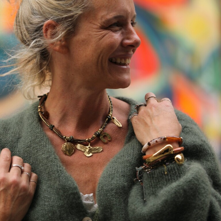 Quintessence - Collier Solstice – Grigris dorés