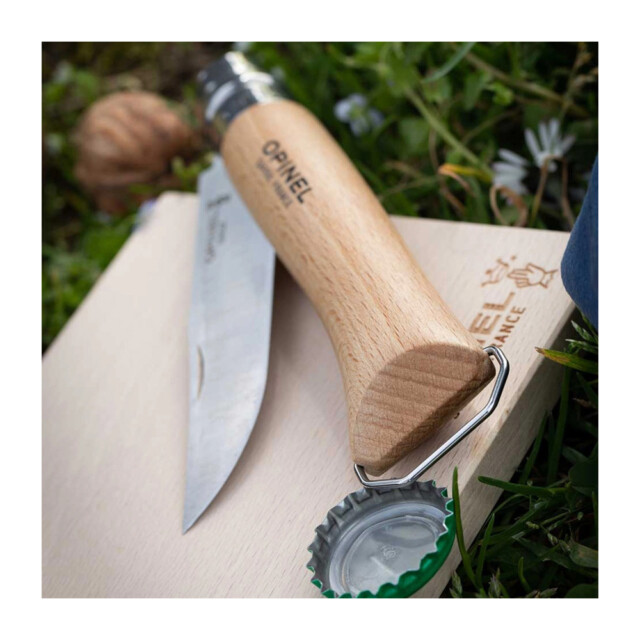OPINEL - Couteau n°10 OPINEL tire bouchon et décapsuleur