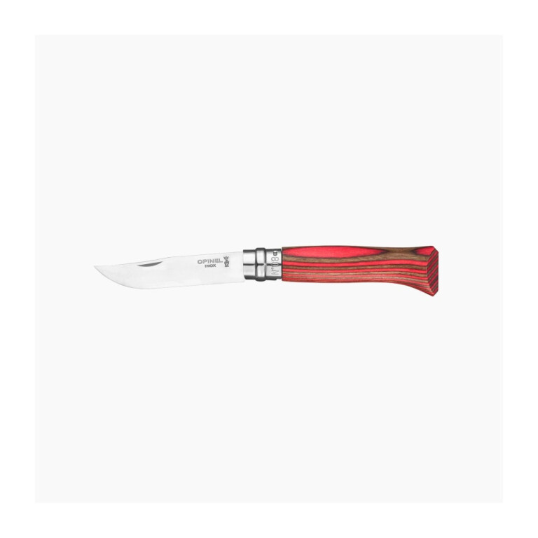 OPINEL - Couteau n°8 OPINEL Tradition Luxe Bouleau lamellé - 3 coloris