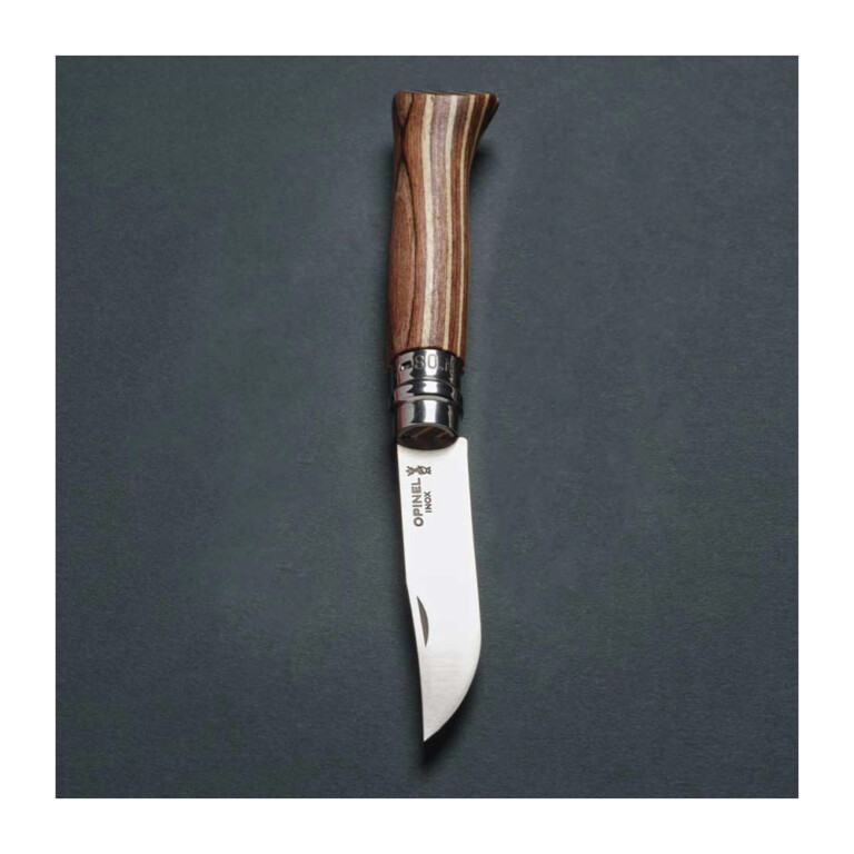 OPINEL - Couteau n°8 OPINEL Tradition Luxe Bouleau lamellé - 3 coloris