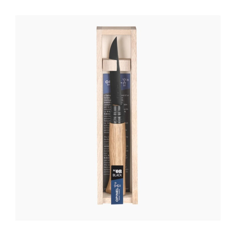 OPINEL - Couteau n°8 OPINEL Tradition Luxe Chène black Edition