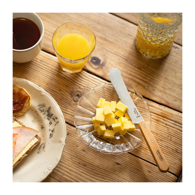 OPINEL - Couteau petit-déjeuner OPINEL en bois - 2 coloris