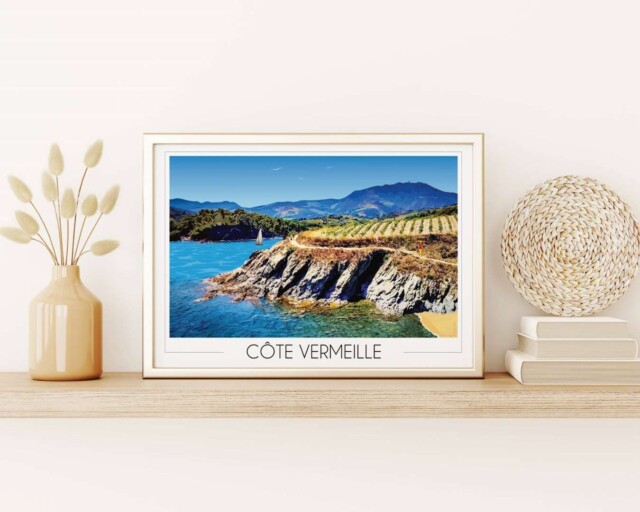 Foliove - Affiche Criques Côte Vermeille