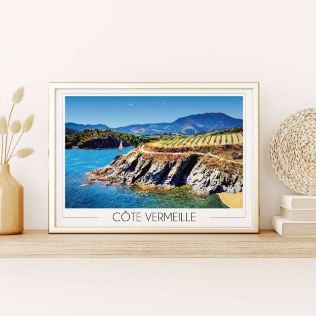 Foliove - Affiche Criques Côte Vermeille