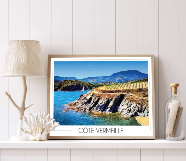 Foliove - Affiche Criques Côte Vermeille