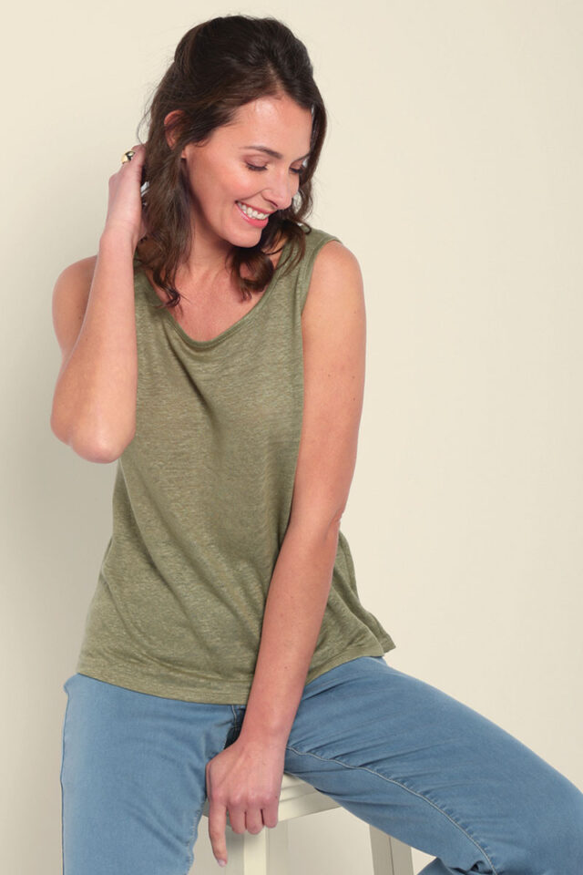 Maison Solfin - Débardeur en lin Made in France| B.Solfin